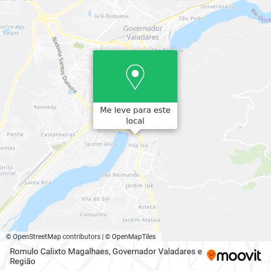 Romulo Calixto Magalhaes mapa