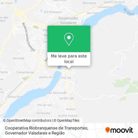 Cooperativa Riobranquense de Transportes mapa