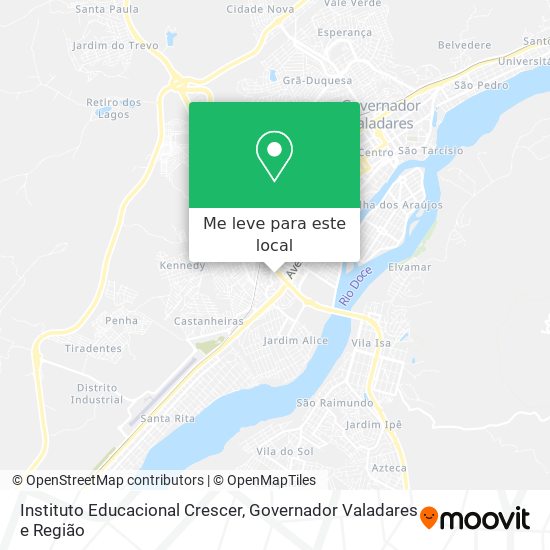 Instituto Educacional Crescer mapa