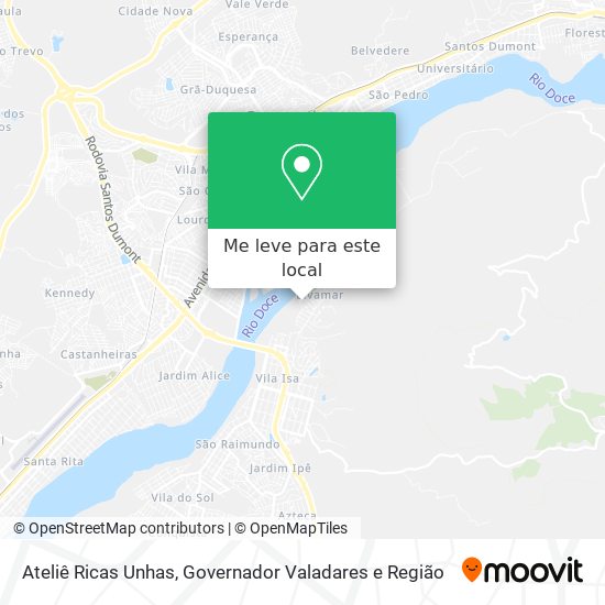 Ateliê Ricas Unhas mapa
