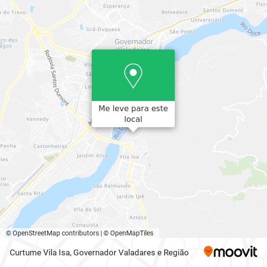 Curtume Vila Isa mapa