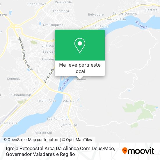 Igreja Petecostal Arca Da Alianca Com Deus-Mco mapa