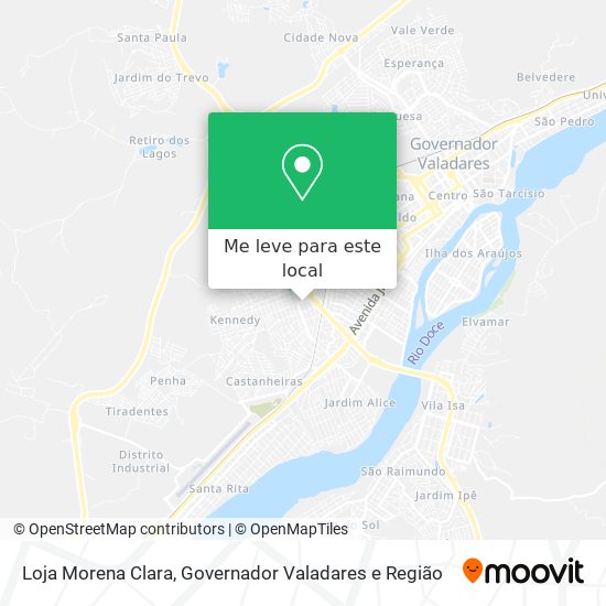 Loja Morena Clara mapa