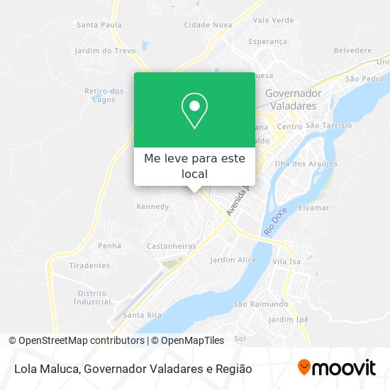 Lola Maluca mapa