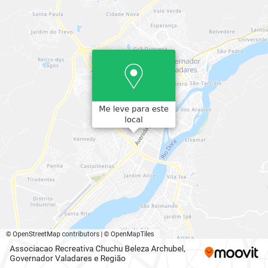 Associacao Recreativa Chuchu Beleza Archubel mapa