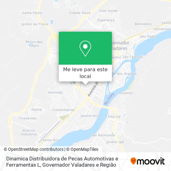 Dinamica Distribuidora de Pecas Automotivas e Ferramentas L mapa