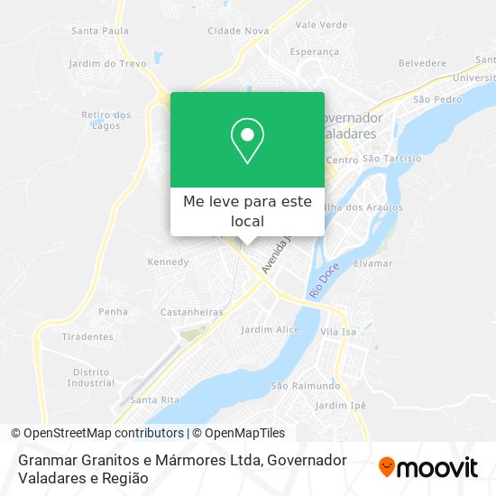 Granmar Granitos e Mármores Ltda mapa