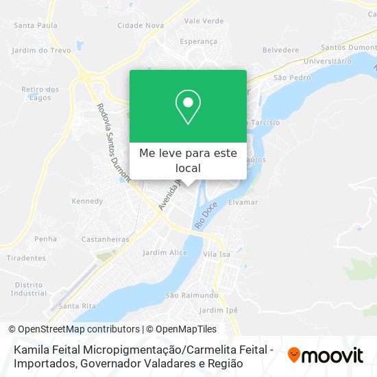 Kamila Feital Micropigmentação / Carmelita Feital -Importados mapa