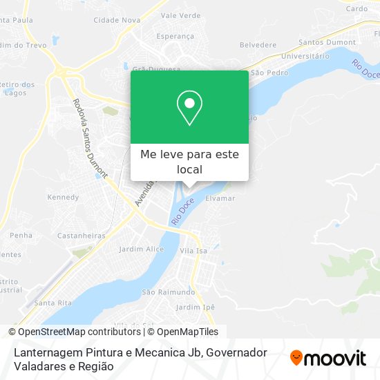 Lanternagem Pintura e Mecanica Jb mapa