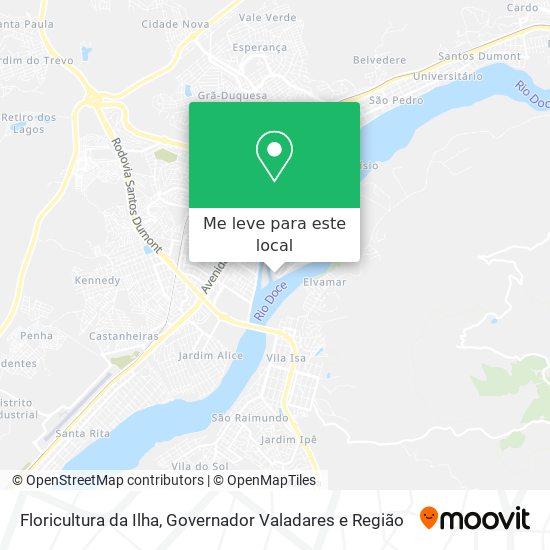 Floricultura da Ilha mapa