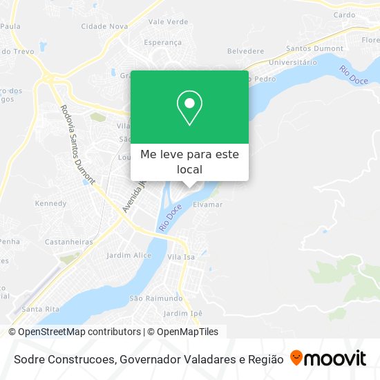 Sodre Construcoes mapa