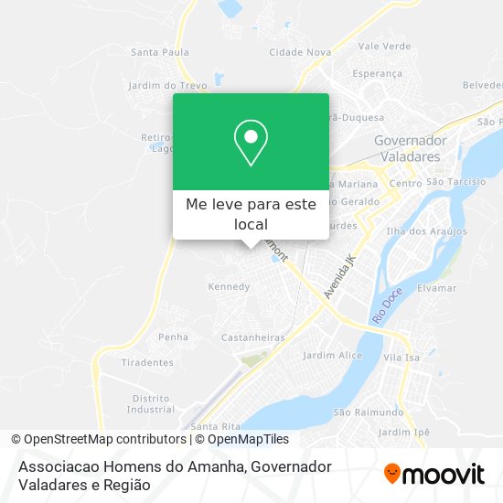 Associacao Homens do Amanha mapa