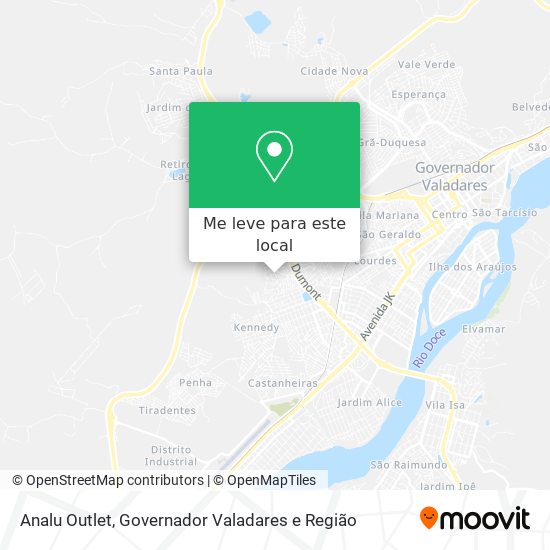 Analu Outlet mapa