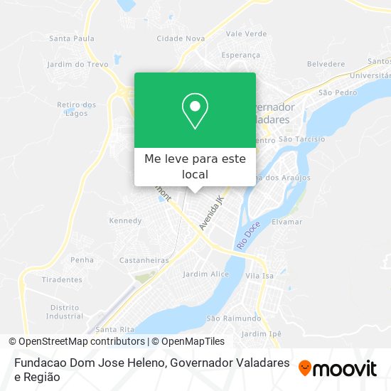 Fundacao Dom Jose Heleno mapa