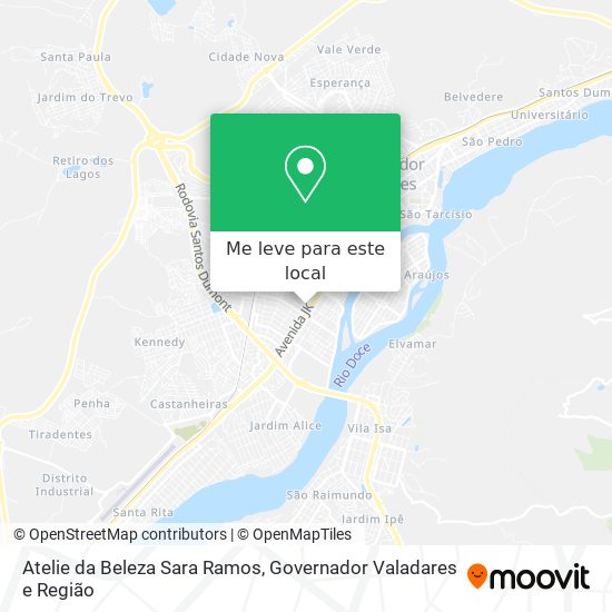 Atelie da Beleza Sara Ramos mapa