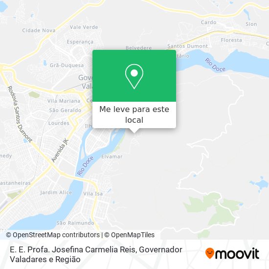 E. E. Profa. Josefina Carmelia Reis mapa