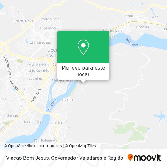 Viacao Bom Jesus mapa