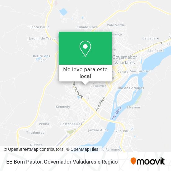 EE Bom Pastor mapa