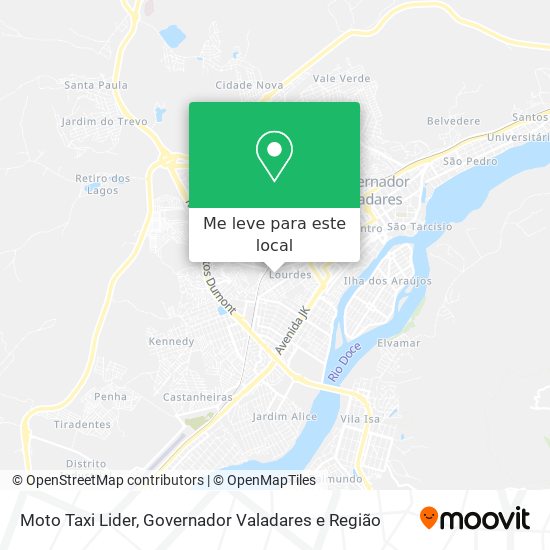 Moto Taxi Lider mapa