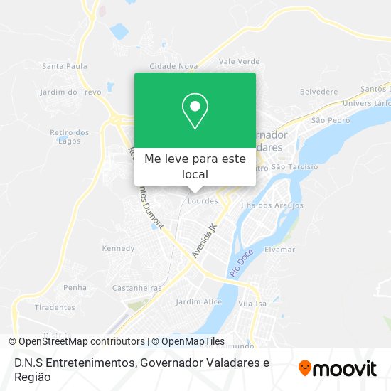 D.N.S Entretenimentos mapa