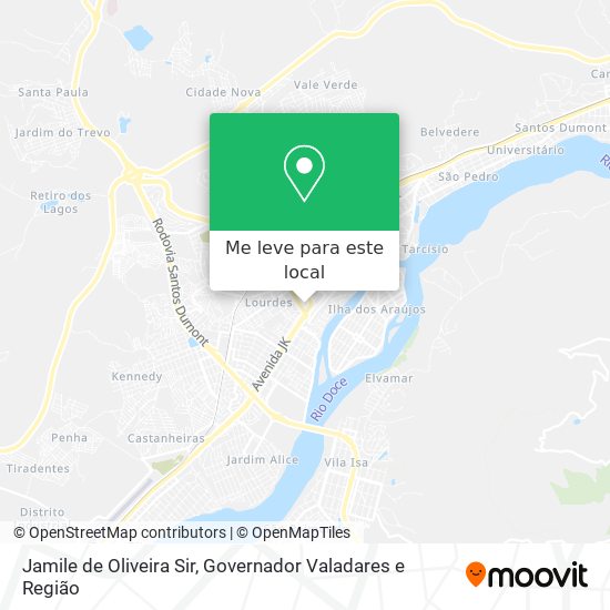 Jamile de Oliveira Sir mapa