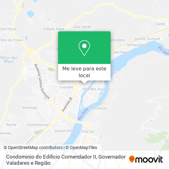 Condominio do Edificio Comendador II mapa