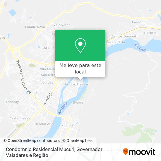 Condomnio Residencial Mucuri mapa