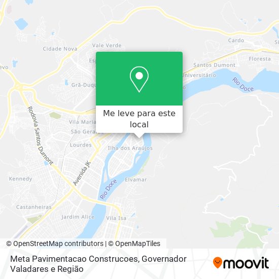 Meta Pavimentacao Construcoes mapa