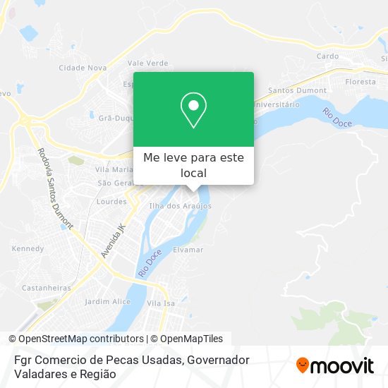Fgr Comercio de Pecas Usadas mapa