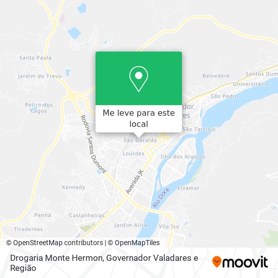 Drogaria Monte Hermon mapa