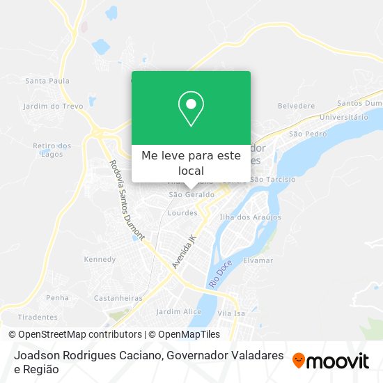 Joadson Rodrigues Caciano mapa