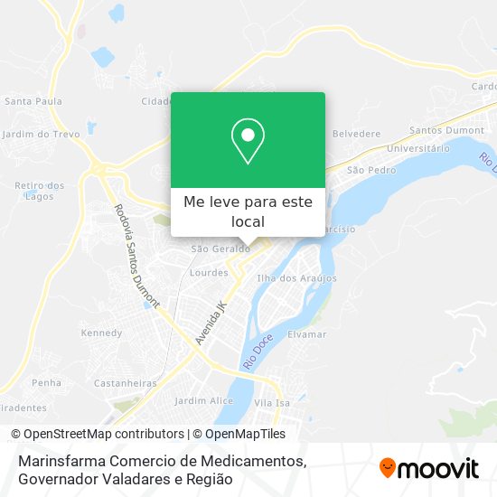 Marinsfarma Comercio de Medicamentos mapa