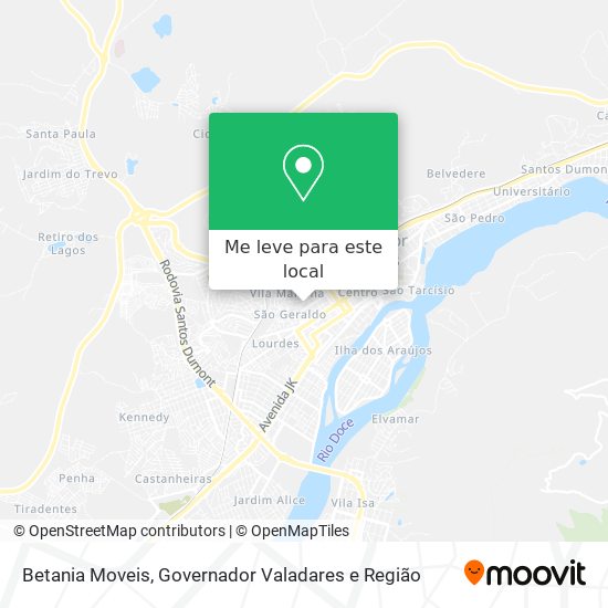 Betania Moveis mapa