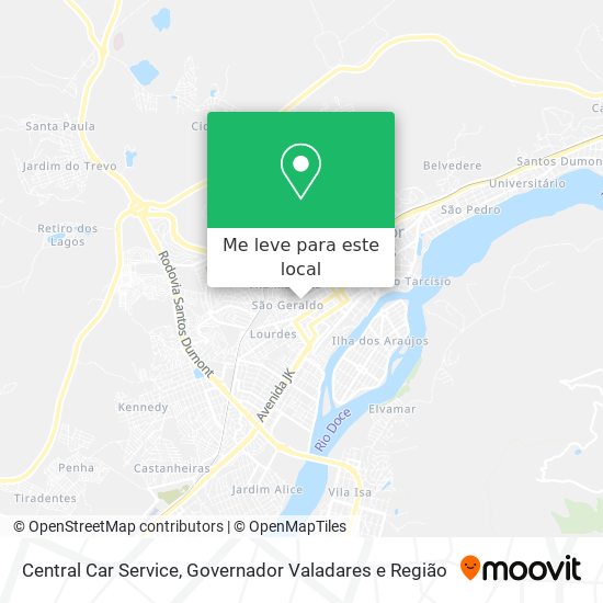Central Car Service mapa