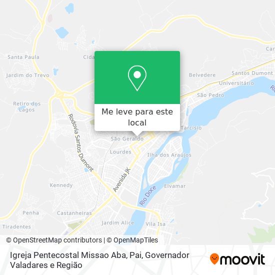 Igreja Pentecostal Missao Aba, Pai mapa