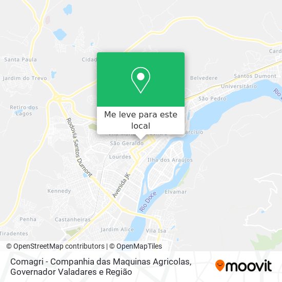 Comagri - Companhia das Maquinas Agricolas mapa