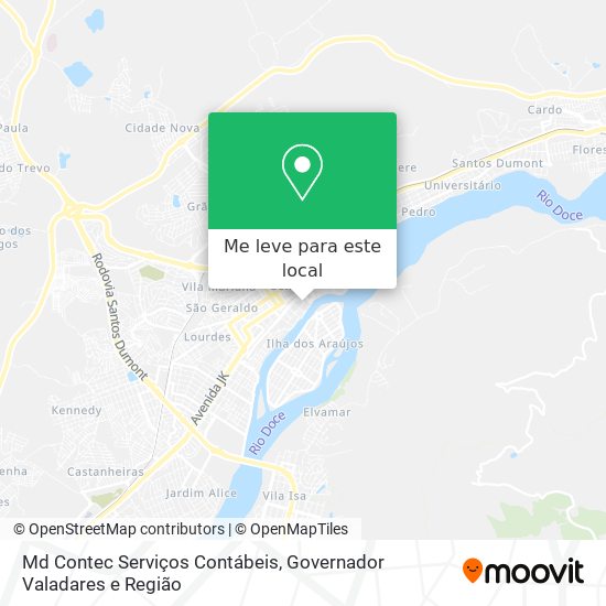 Md Contec Serviços Contábeis mapa