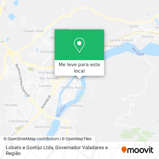 Lobato e Gontijo Ltda mapa