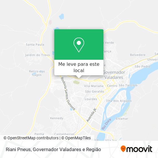 Riani Pneus mapa