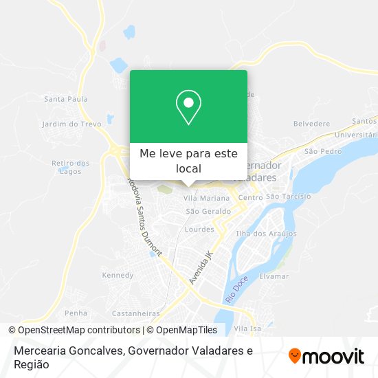 Mercearia Goncalves mapa