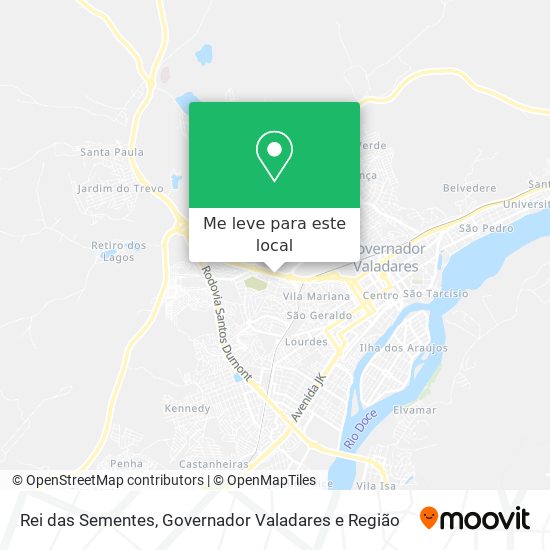 Rei das Sementes mapa