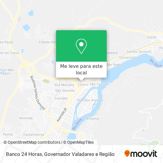 Banco 24 Horas mapa