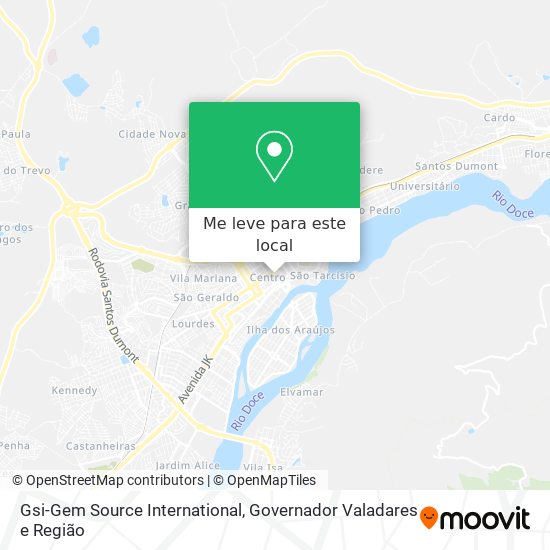 Gsi-Gem Source International mapa