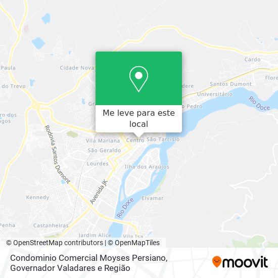 Condominio Comercial Moyses Persiano mapa