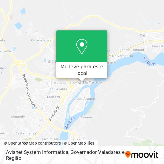 Avisnet System Informática mapa