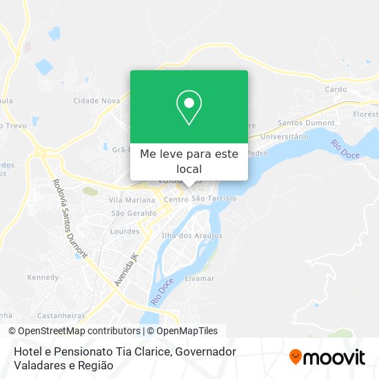 Hotel e Pensionato Tia Clarice mapa