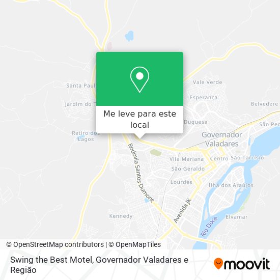 Swing the Best Motel mapa