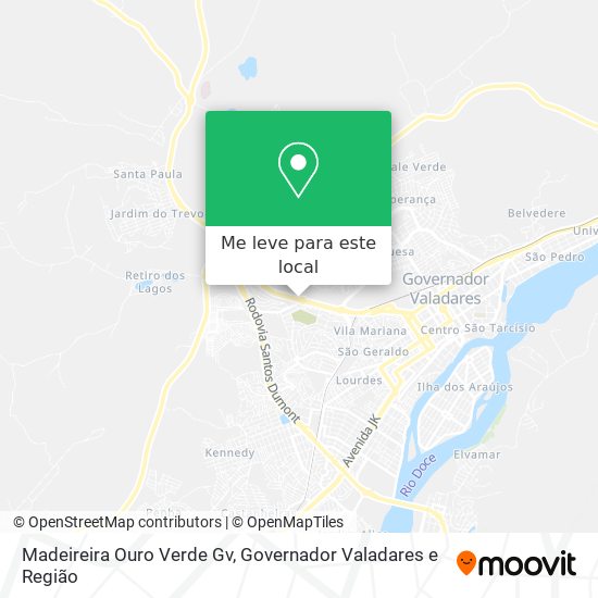 Madeireira Ouro Verde Gv mapa