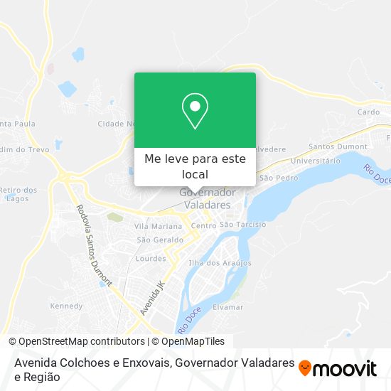 Avenida Colchoes e Enxovais mapa