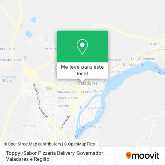 Toppy /Sabor Pizzaria Delivery mapa